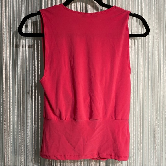 Pink Sleeveless Cowl Neck Top Size Small - Picture 7 of 11